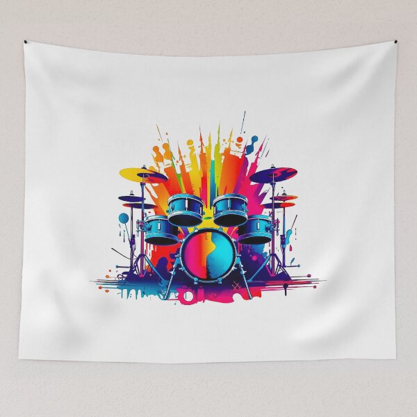 Item preview, Fantasy Drum Set - Perfect Gift For Drummers designed and sold by AlanPhotoArt.