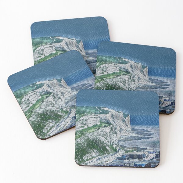 Item preview, White Cliffs In Shades Of Blue designed and sold by Fearless-Fox.