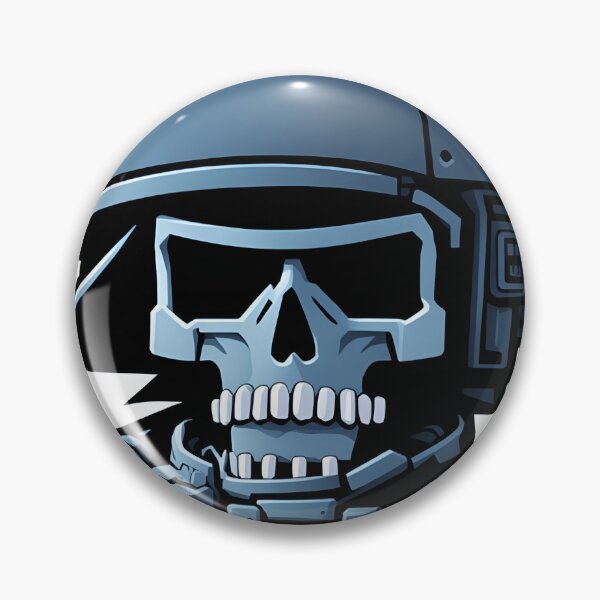 Item preview, Skull Trooper: Futuristic Combat Helmet with Weapon designed and sold by Motumbox.