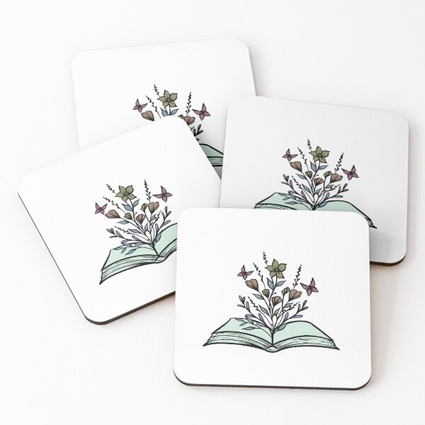 Item preview, Floral Books designed and sold by CuteTattoo.