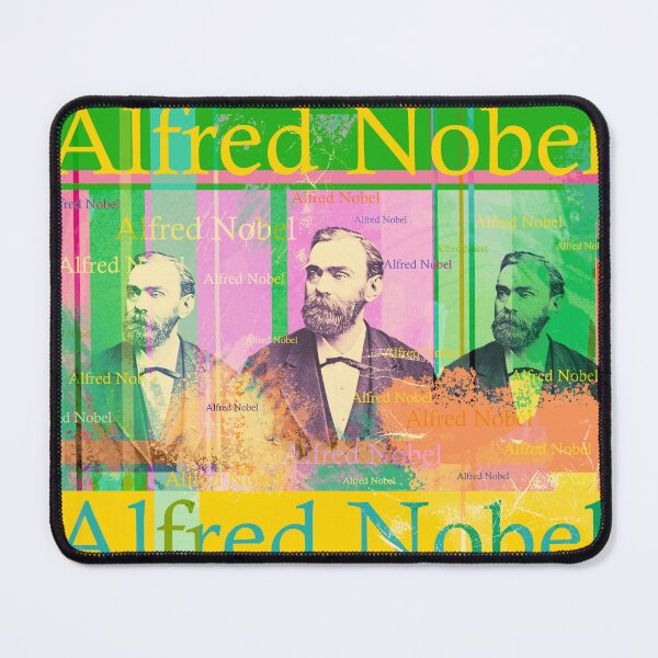 Artikelvorschau, Alfred Nobel Porträt, schwedischer Forscher Chemiker entworfen und verkauft von Mauswohn.