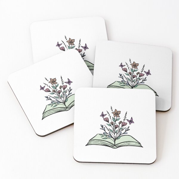Item preview, Floral Books designed and sold by CuteTattoo.