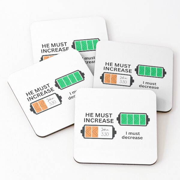 Item preview, John 3:30 - He Must Increase I Must Decrease designed and sold by Nancyanna.