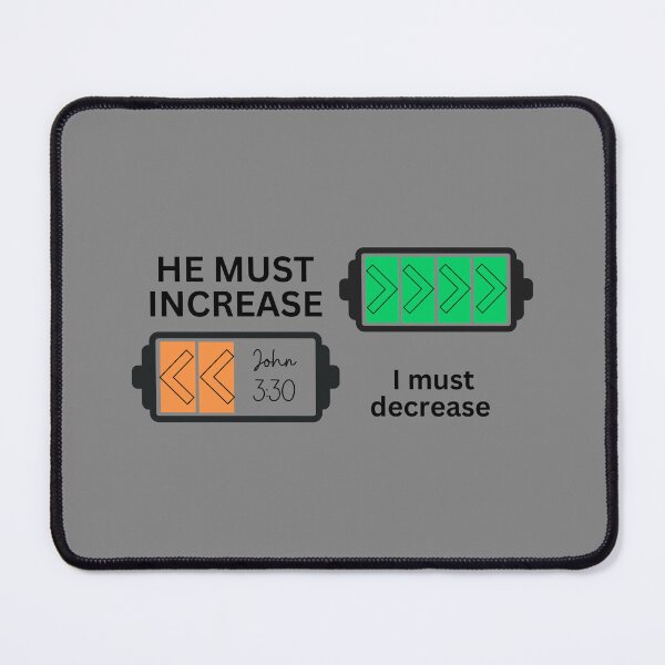 Item preview, John 3:30 - He Must Increase I Must Decrease designed and sold by Nancyanna.