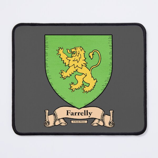 Item preview, FARRELLY - Coat of Arms - Family Crest designed and sold by HandyHistory.