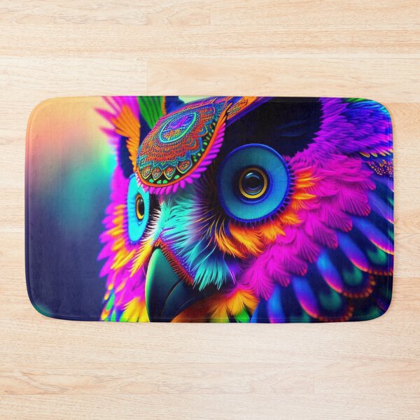 Item preview, Colorful owl designed and sold by M-Y-A-R-T-.