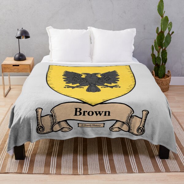 Item preview, BROWN - Coat of Arms - Family Crest designed and sold by HandyHistory.