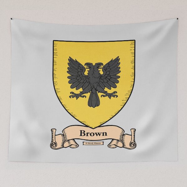 Item preview, BROWN - Coat of Arms - Family Crest designed and sold by HandyHistory.