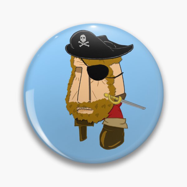 Item preview, Captan momo the pirate moai designed and sold by NautilusStudio.