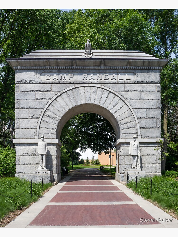 quot Camp Randall Arch Madison Wisconsin quot Sticker by ralser Redbubble