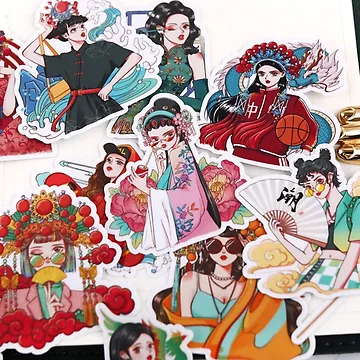Artwork thumbnail, Sticker stack 4 by The Visual Collective