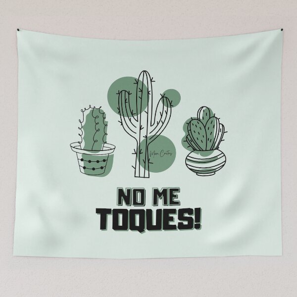 Artikelvorschau, Fass mich nicht an, Kaktus-Natur entworfen und verkauft von Moon---Cactus.