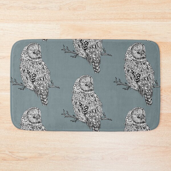 Item preview, Cosy owl on a branch designed and sold by OceanaOrlaghArt.