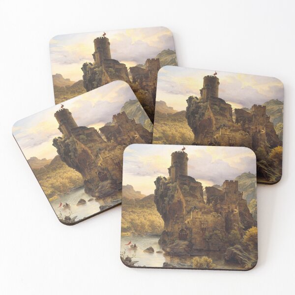 Item preview, Knight's Castle (1828) - Carl Friedrich Lessing designed and sold by SALON DES ARTS.