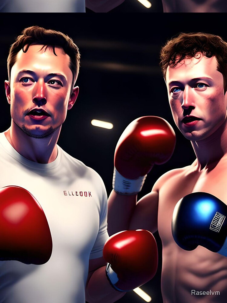 Thumbnail 4 of 4, iPhone Case, Musk vs Zuck designed and sold by Raseelvm.