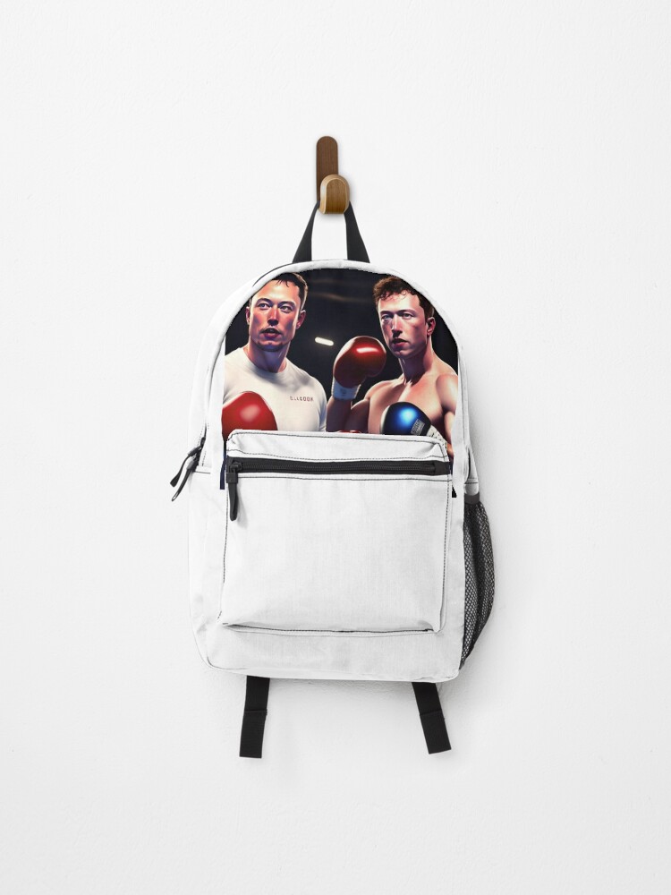 Thumbnail 1 of 3, Backpack, Musk vs Zuck designed and sold by Raseelvm.
