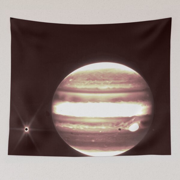 Item preview, Jupiter and Europa as seen by James Webb Space Telescope designed and sold by Raureif.