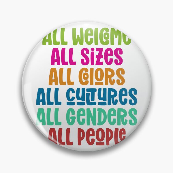 Item preview, All Inclusive All Welcome LGBT Equality Human Rights designed and sold by Designer-Girl.