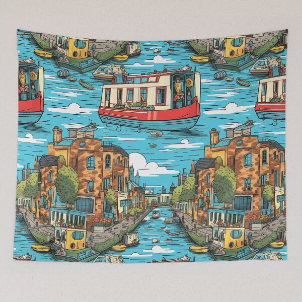 Item preview, Canal Life  designed and sold by KateAndersonLTD.