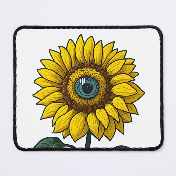 Item preview, Intricate Floral Illustration with Blue Eye designed and sold by Motumbox.