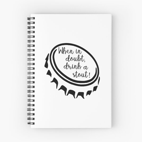Item preview, When in doubt, drink a stout! designed and sold by Beerokrata.