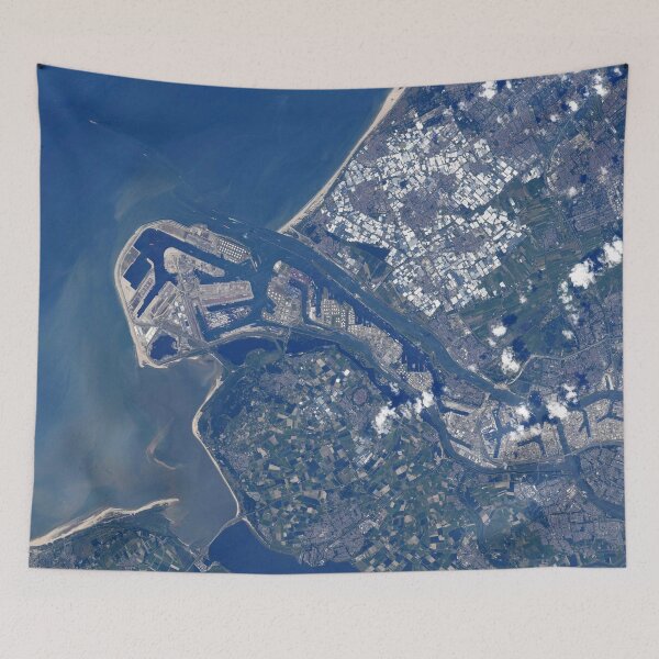Item preview, Rotterdam, Netherlands from space designed and sold by Raureif.