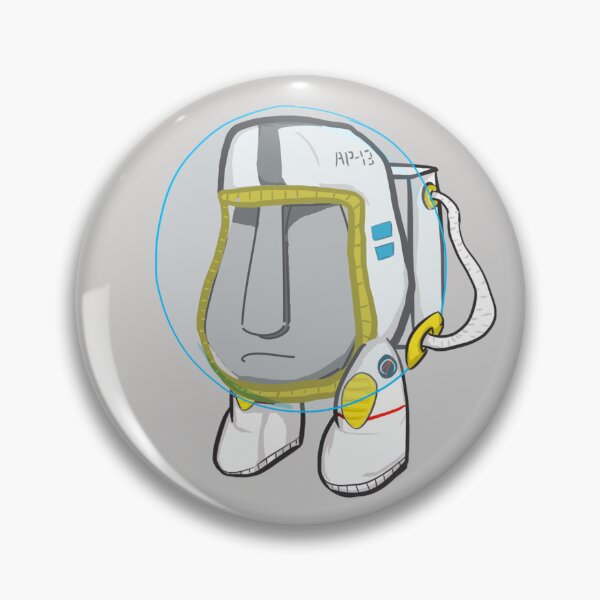 Item preview, Space Momo the space pilot moai designed and sold by NautilusStudio.