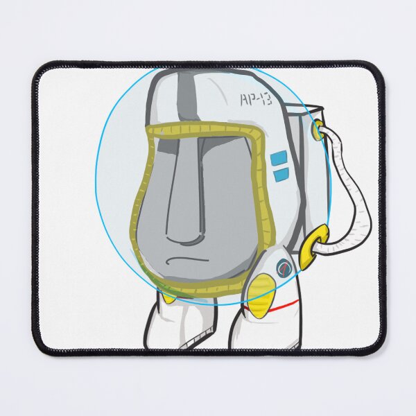 Item preview, Space Momo the space pilot moai designed and sold by NautilusStudio.