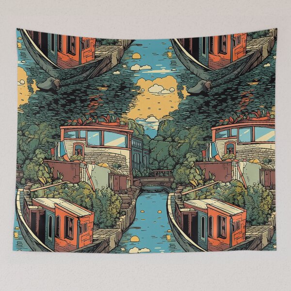 Item preview, Canal Life  designed and sold by KateAndersonLTD.