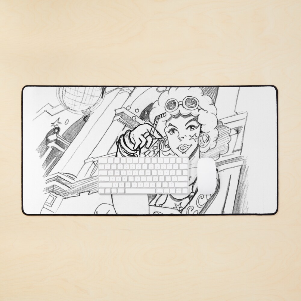 Item preview, Desk Mat designed and sold by cgsketchbook.