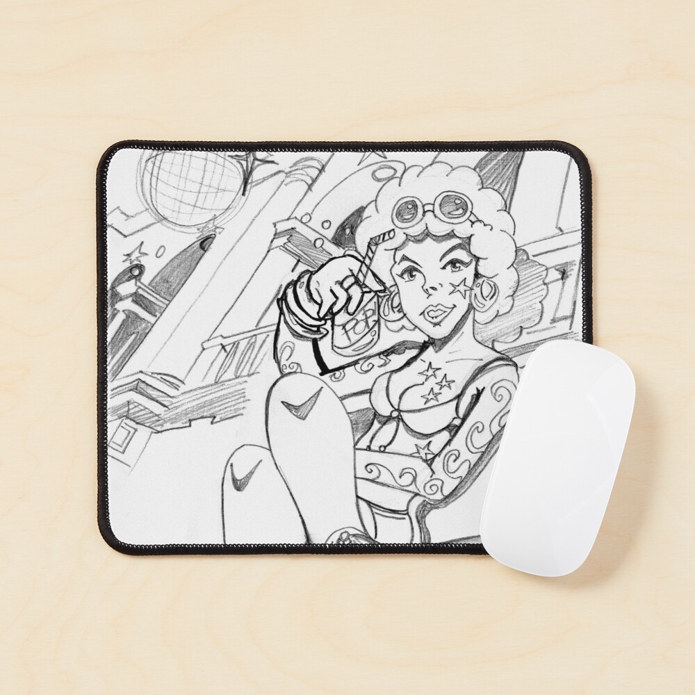 Item preview, Mouse Pad designed and sold by cgsketchbook.