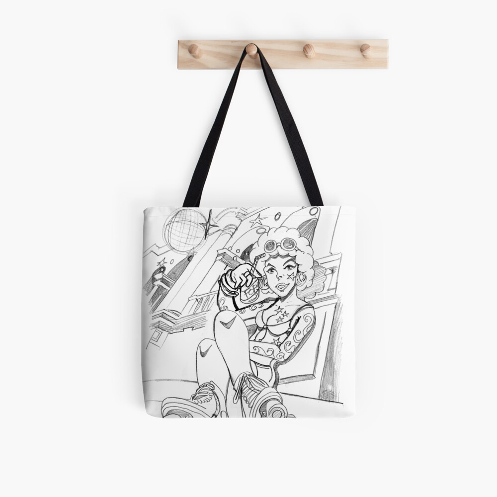 Item preview, All Over Print Tote Bag designed and sold by cgsketchbook.