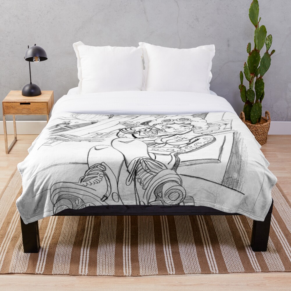 Item preview, Throw Blanket designed and sold by cgsketchbook.