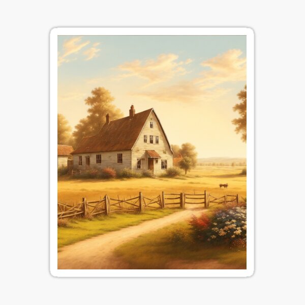 Item preview,  A Vintage Countryside Farmhouse  designed and sold by CASUALURBAN.