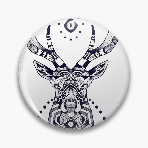 Item preview, Ciervo estilo tatuaje designed and sold by Ag987.