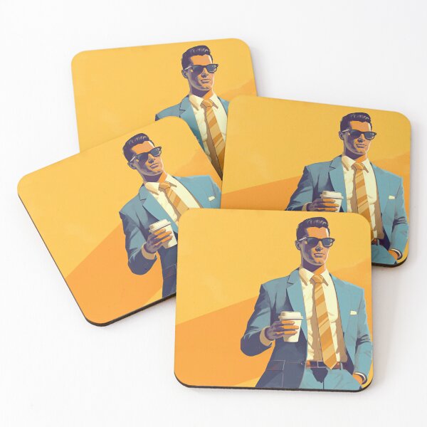 Item preview, A male businessman wearing sunglasses designed and sold by isBotStore.