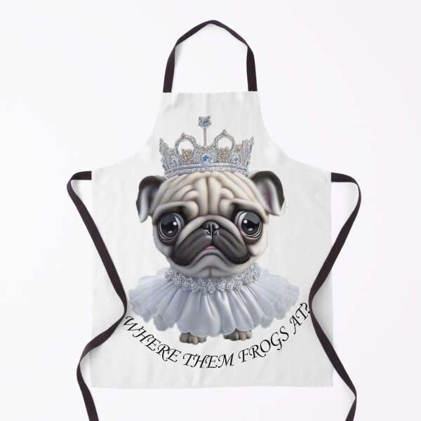 Item preview, Princess Pug in a tutu and tiara designed and sold by Rothnaric.
