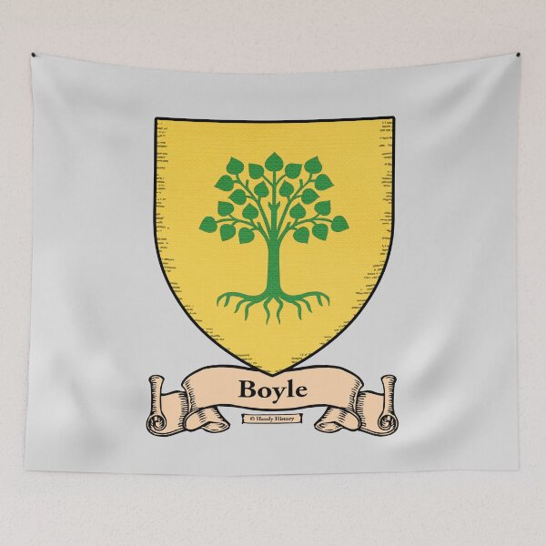 Item preview, BOYLE - Coat of Arms - Family Crest designed and sold by HandyHistory.