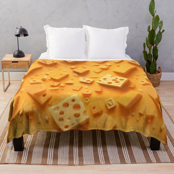 Cheddar Cheese Throw Blankets for Sale Redbubble