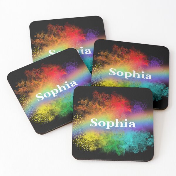 Item preview, Sophia | Sophia Pride Rainbow Name | LGBTQIA+ Pride Color designed and sold by ShroomMagic.