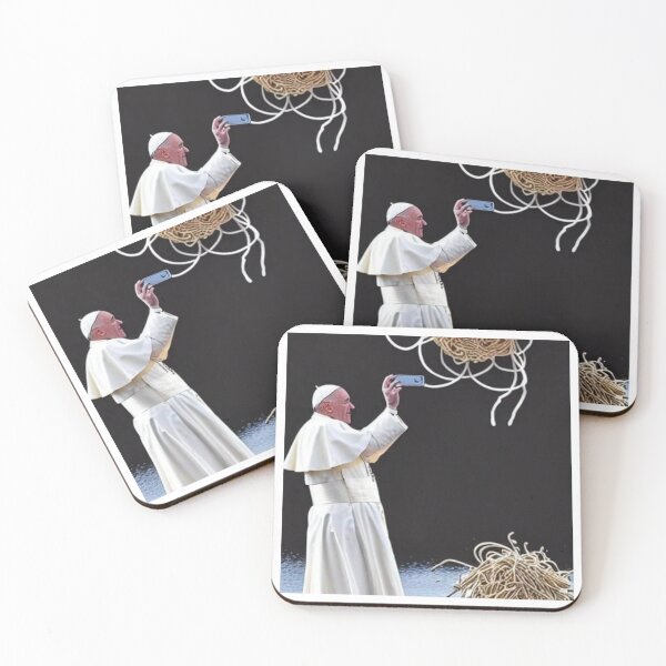Item preview, Flying Spaghetti Monster and Pope Francis 02 designed and sold by CheeseBlueprint.