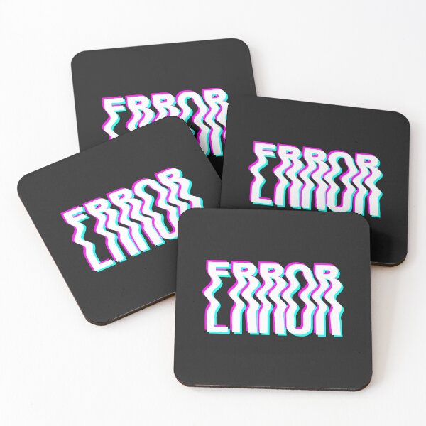 Item preview, Copy of Glitch blurry inscription ERROR designed and sold by polinmr.