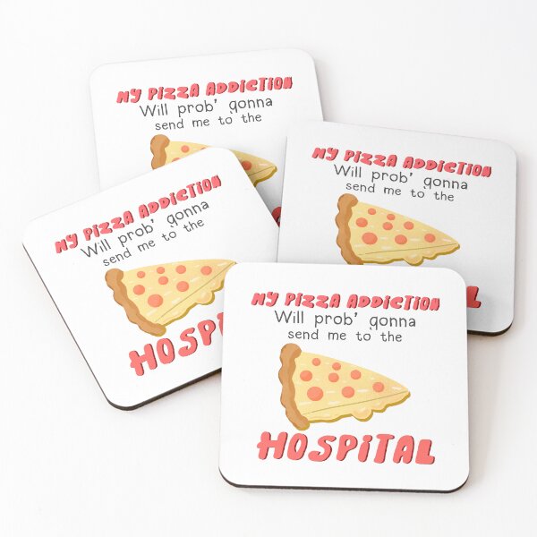 Item preview, My pizza addiction is prob gonna send me to the hospital sticker by DozyJov designed and sold by DozyJov.