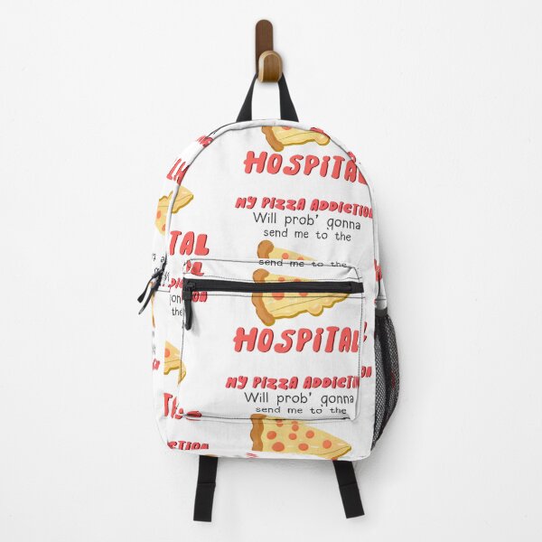 Item preview, My pizza addiction is prob gonna send me to the hospital sticker by DozyJov designed and sold by DozyJov.