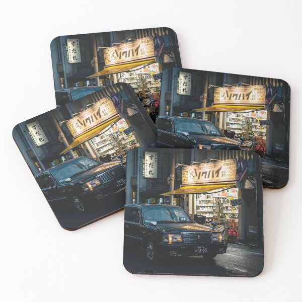 Item preview, Japanese Taxi and Backstreet at Night  designed and sold by JonesyDave.