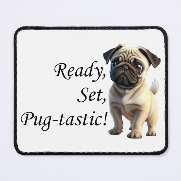 Item preview, Excited Pug ready to go play designed and sold by Rothnaric.
