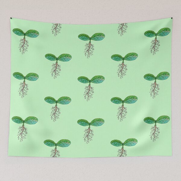 Item preview, Pumpkin Seedling designed and sold by OceanaOrlaghArt.