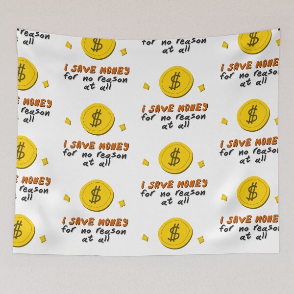 Item preview, I save money for no reason at all sticker by DozyJov designed and sold by DozyJov.