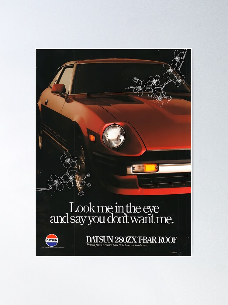 Vintage Ad for 280zx: Face to Face