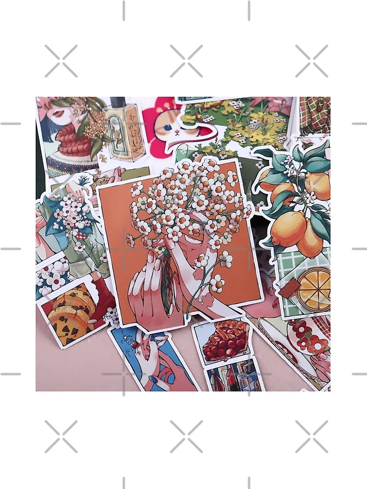 Thumbnail 3 of 3, Scarf, Sticker stack designed and sold by The Visual Collective.
